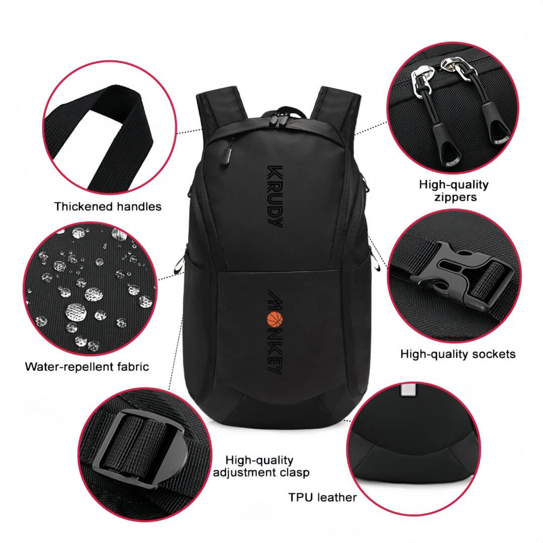 Krudy Monkey Baller Backpack