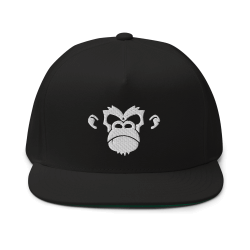 Krudy Monkey Original Flat Cap Black