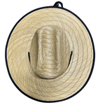 Krudy Monkey Straw Hat, a stylish straw hat ideal for sunny adventures, featuring a wide brim and lightweight design.