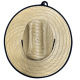 Krudy Monkey Straw Hat, a stylish straw hat ideal for sunny adventures, featuring a wide brim and lightweight design.