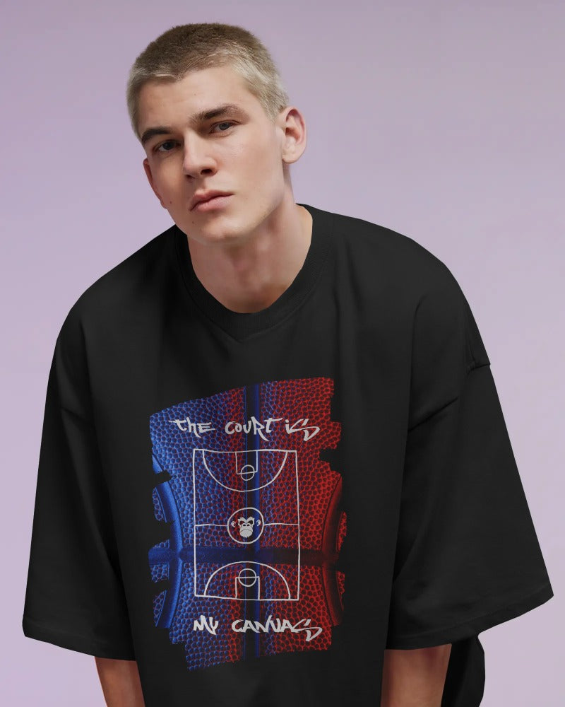 Court is My Canvas - Oversized T