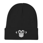 Krudy Monkey Original Logo Beanie Black