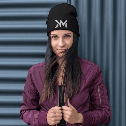 Krudy Monkey KM Logo Beanie