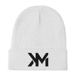 Krudy Monkey KM Logo Beanie White