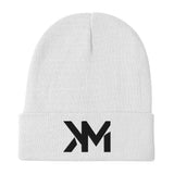 Krudy Monkey KM Logo Beanie White